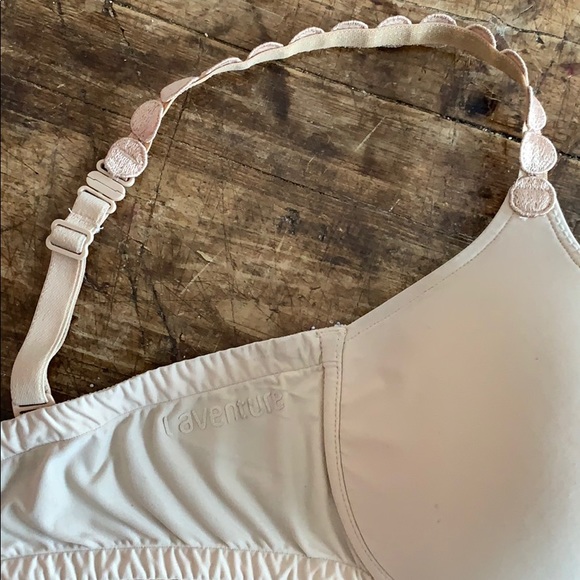 Unlined adjustable beige bra 34D - Picture 4 of 8